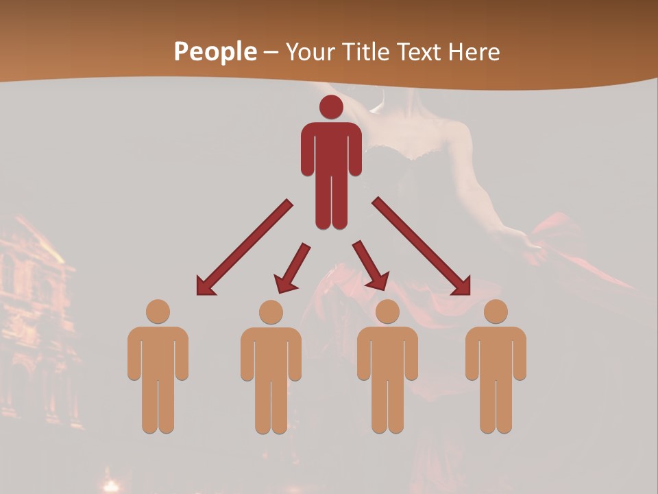 Person Rose Clothing PowerPoint Template