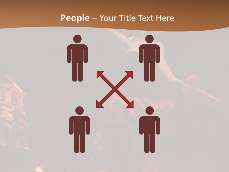 Person Rose Clothing PowerPoint Template