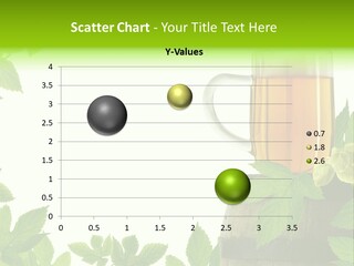 Glass Plant Branch PowerPoint Template