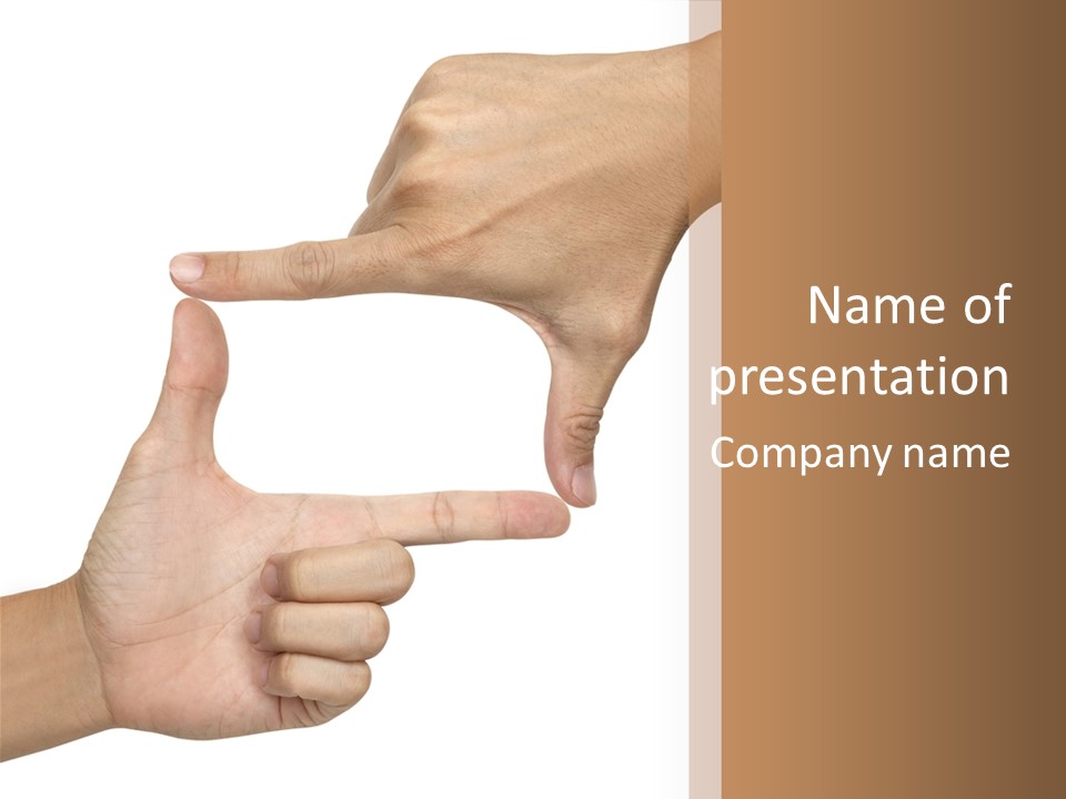 Hands Care Nature PowerPoint Template