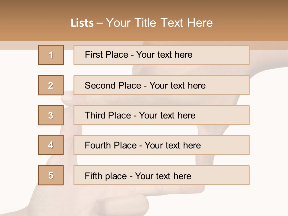 Hands Care Nature PowerPoint Template