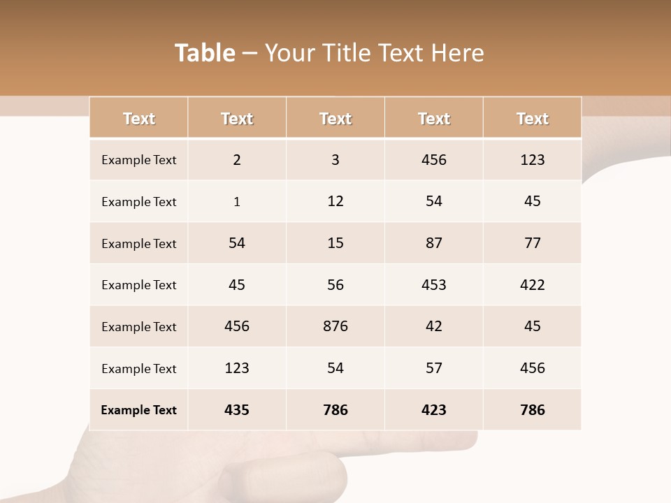 Hands Care Nature PowerPoint Template