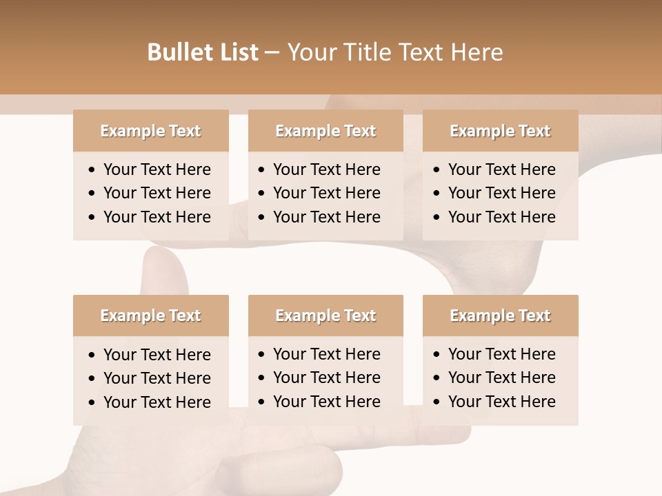 Hands Care Nature PowerPoint Template
