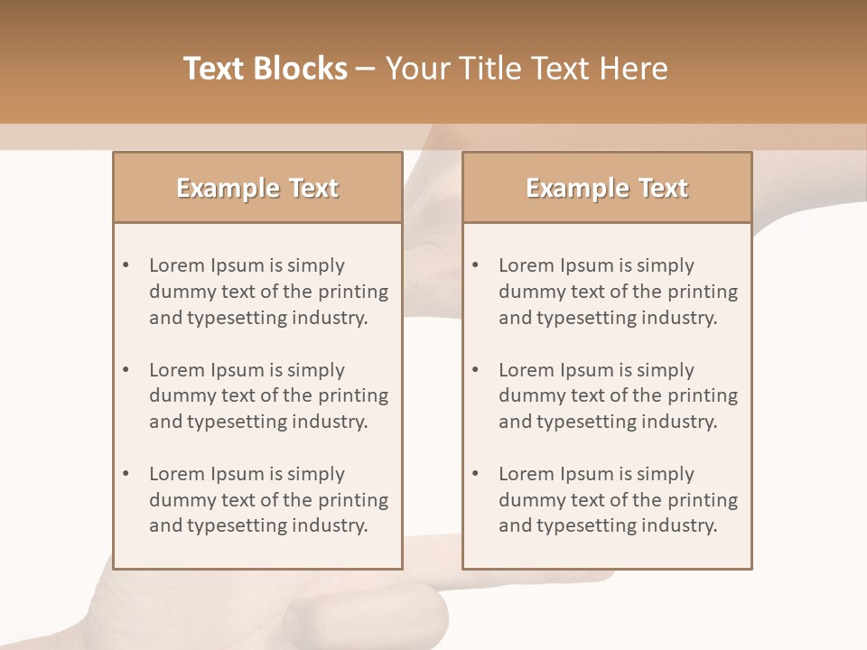 Hands Care Nature PowerPoint Template