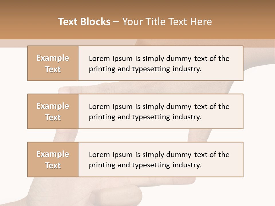 Hands Care Nature PowerPoint Template