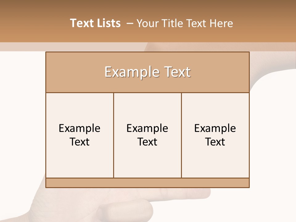 Hands Care Nature PowerPoint Template