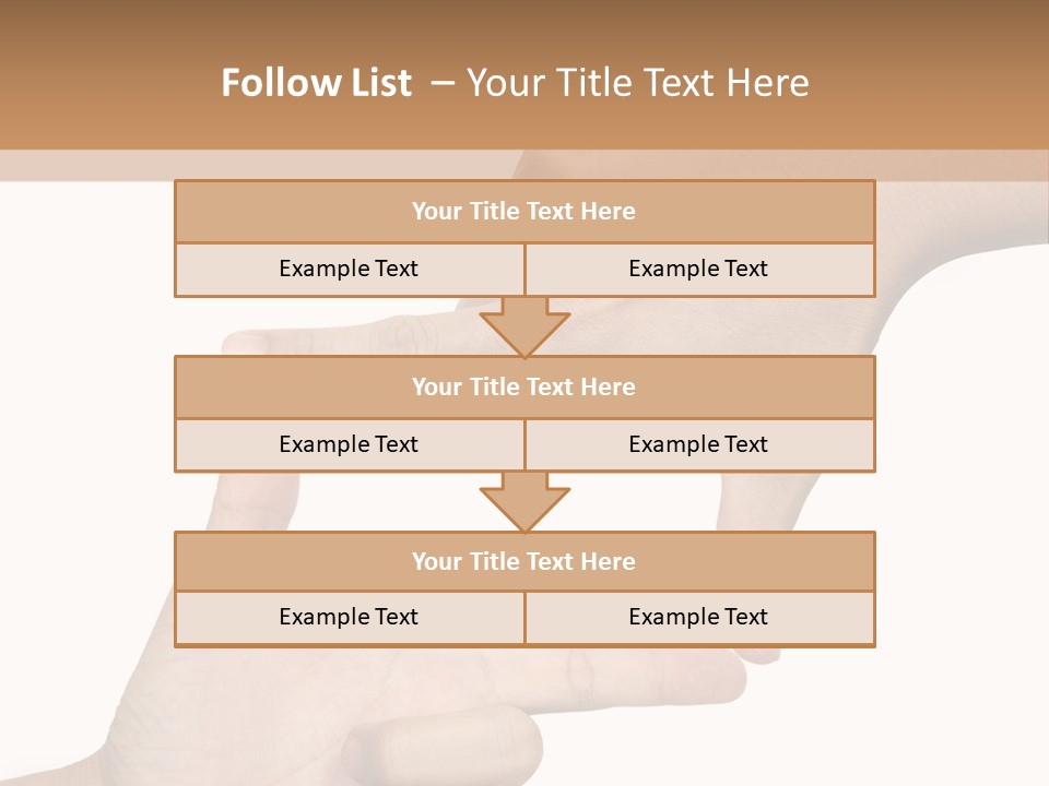 Hands Care Nature PowerPoint Template