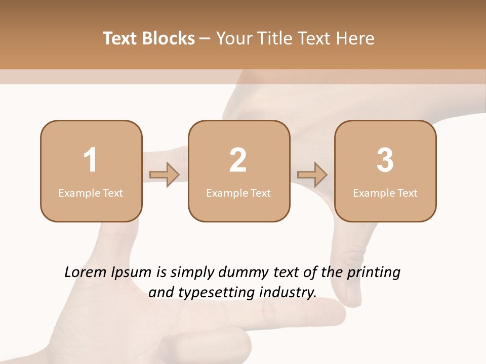 Hands Care Nature PowerPoint Template
