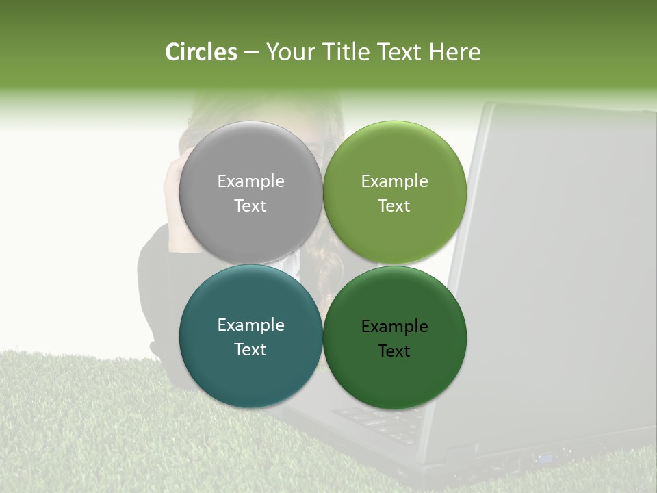 Kid Play Laptop PowerPoint Template