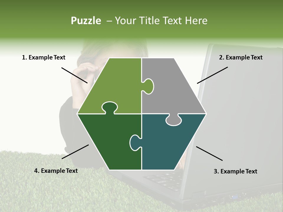 Kid Play Laptop PowerPoint Template