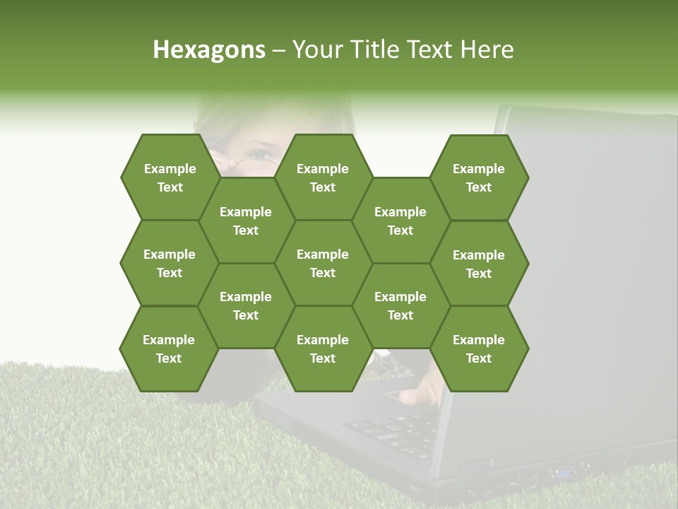 Kid Play Laptop PowerPoint Template