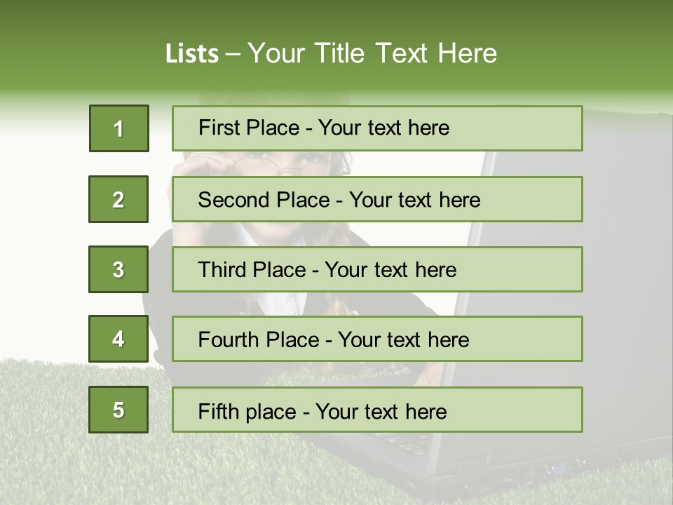 Kid Play Laptop PowerPoint Template
