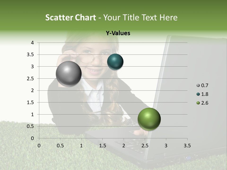 Kid Play Laptop PowerPoint Template