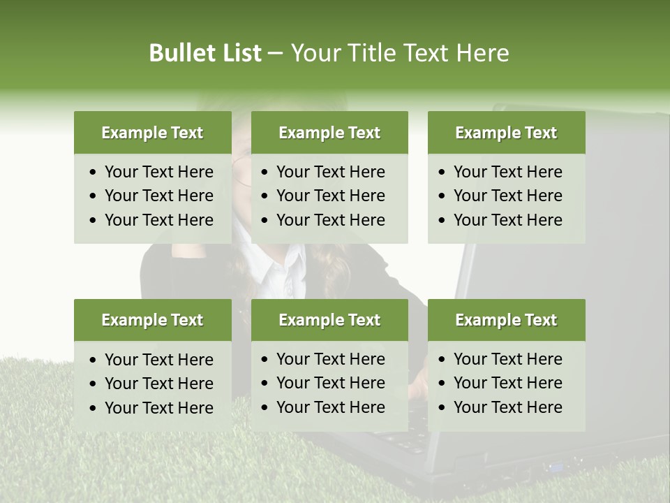 Kid Play Laptop PowerPoint Template