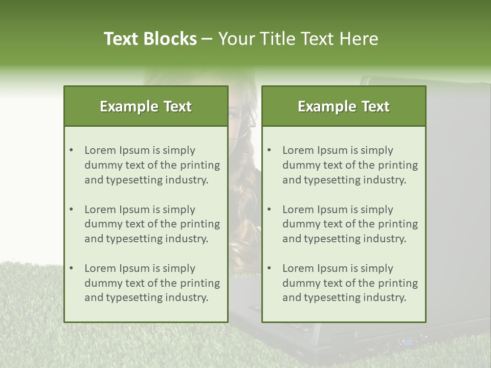 Kid Play Laptop PowerPoint Template