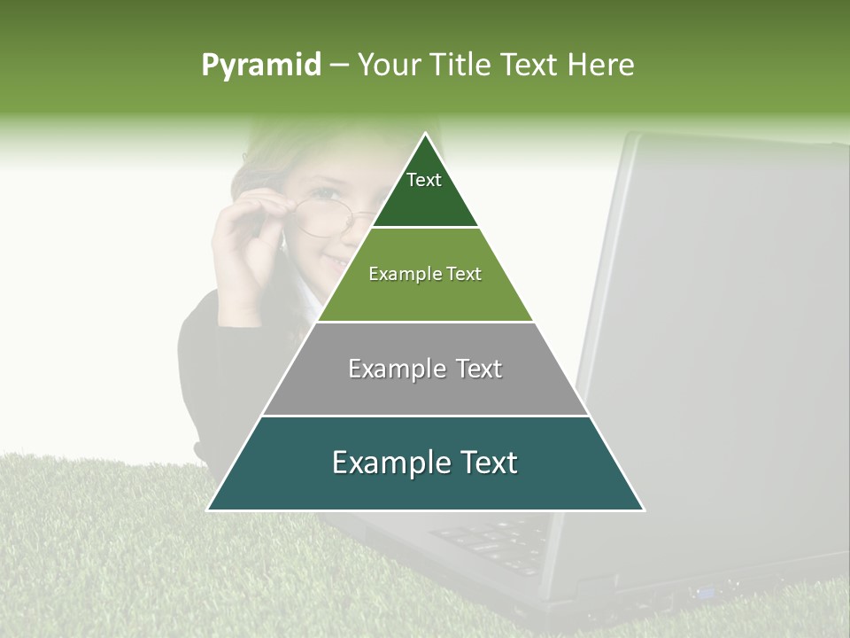 Kid Play Laptop PowerPoint Template