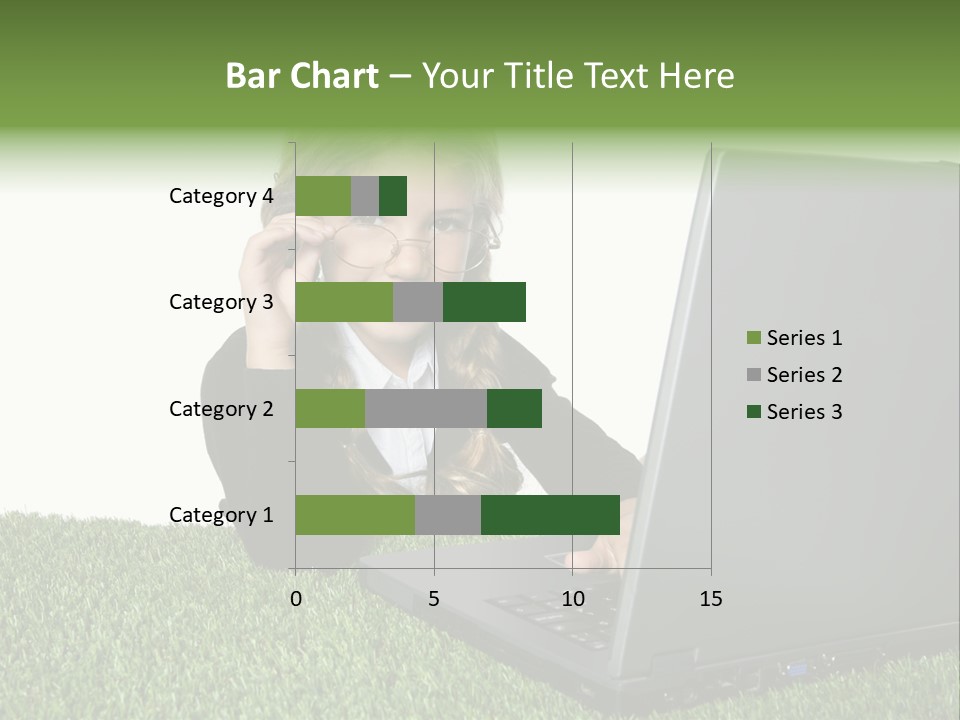 Kid Play Laptop PowerPoint Template