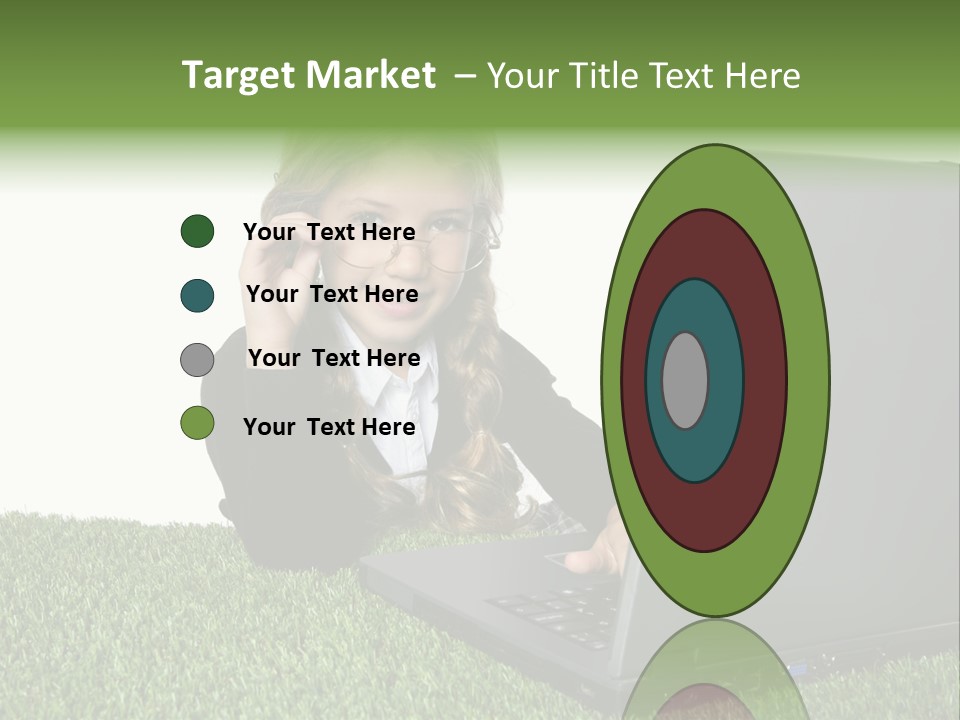 Kid Play Laptop PowerPoint Template