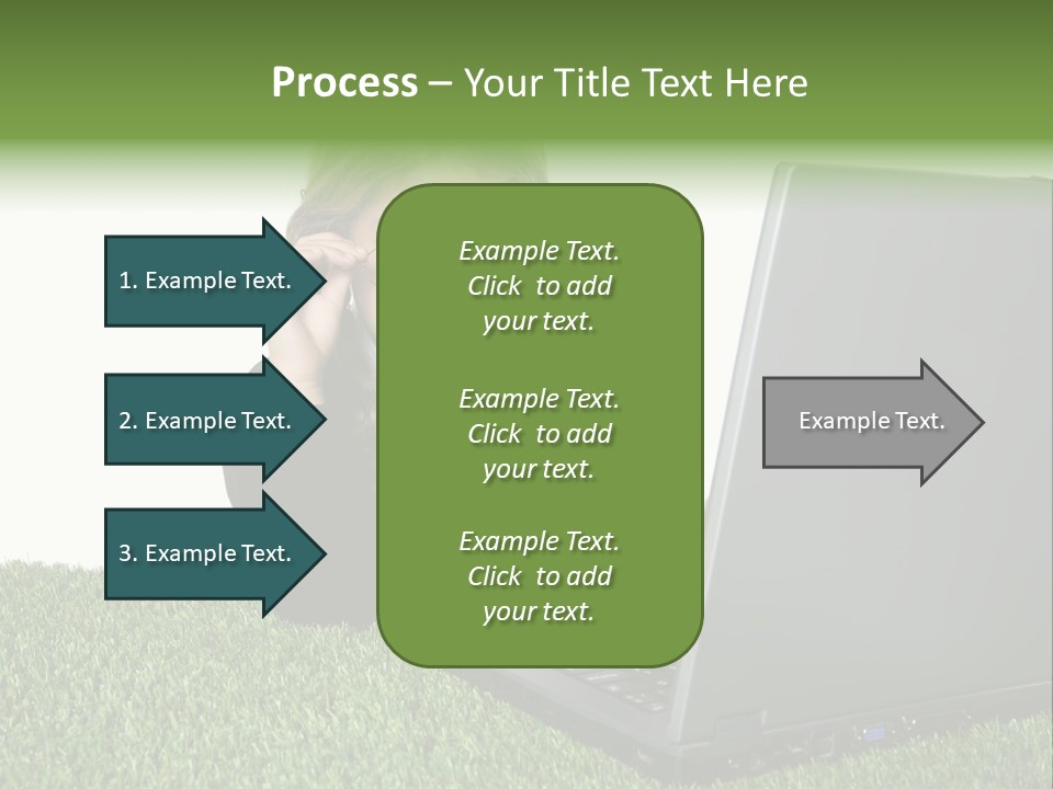 Kid Play Laptop PowerPoint Template