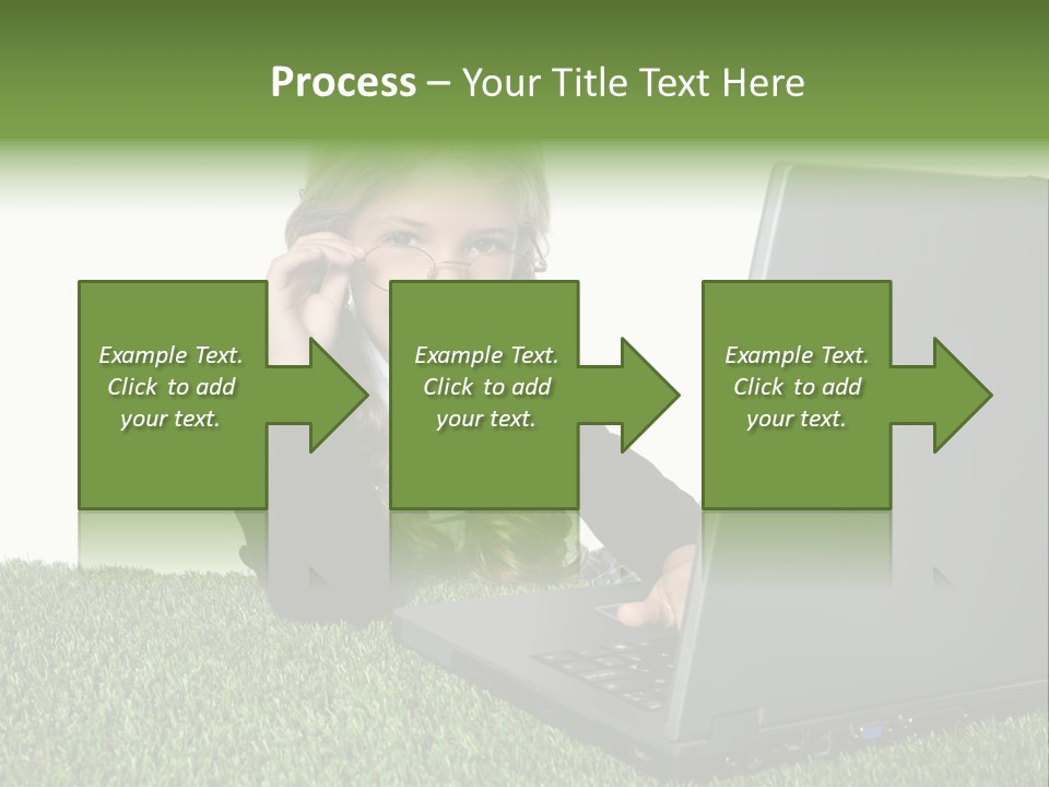 Kid Play Laptop PowerPoint Template