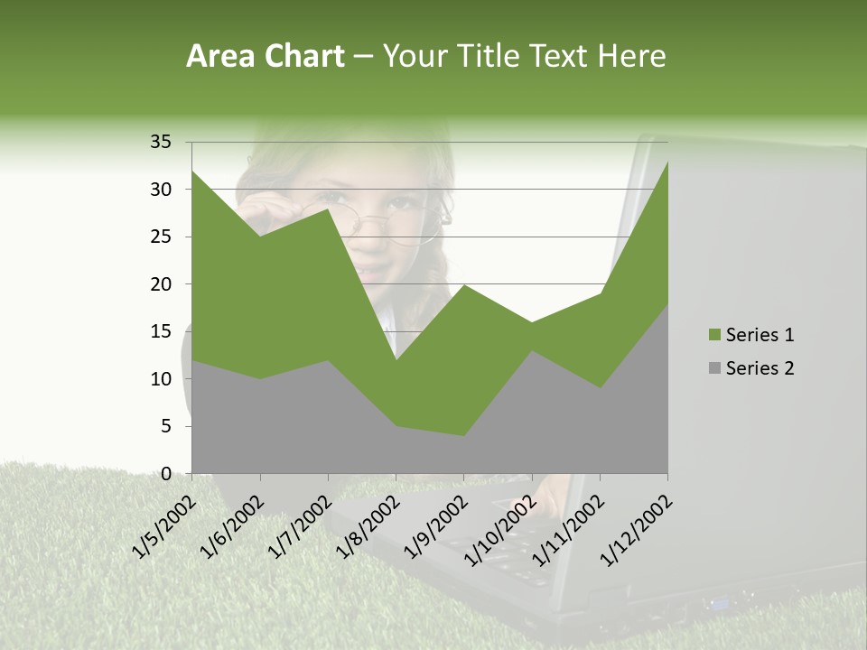 Kid Play Laptop PowerPoint Template