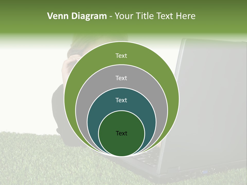 Kid Play Laptop PowerPoint Template