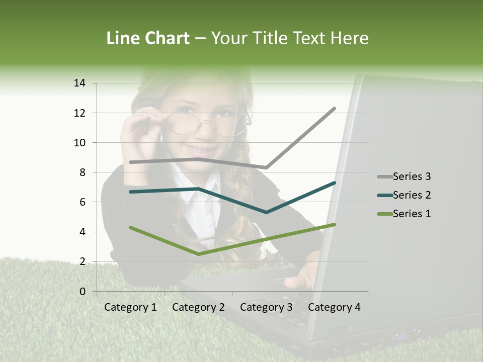 Kid Play Laptop PowerPoint Template