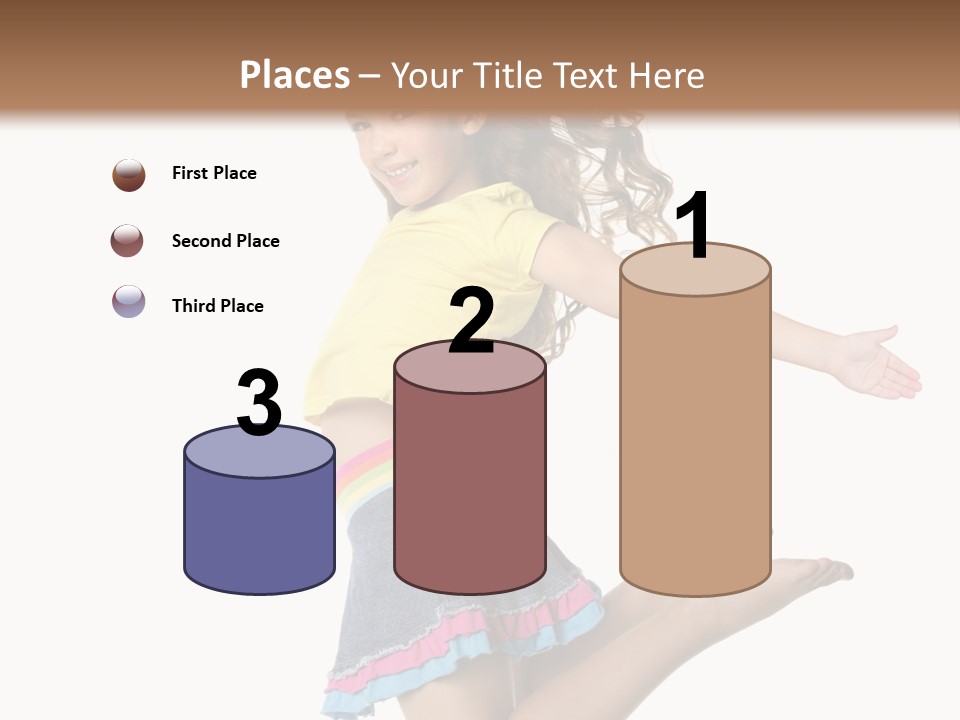 Enjoy Movement Flying PowerPoint Template