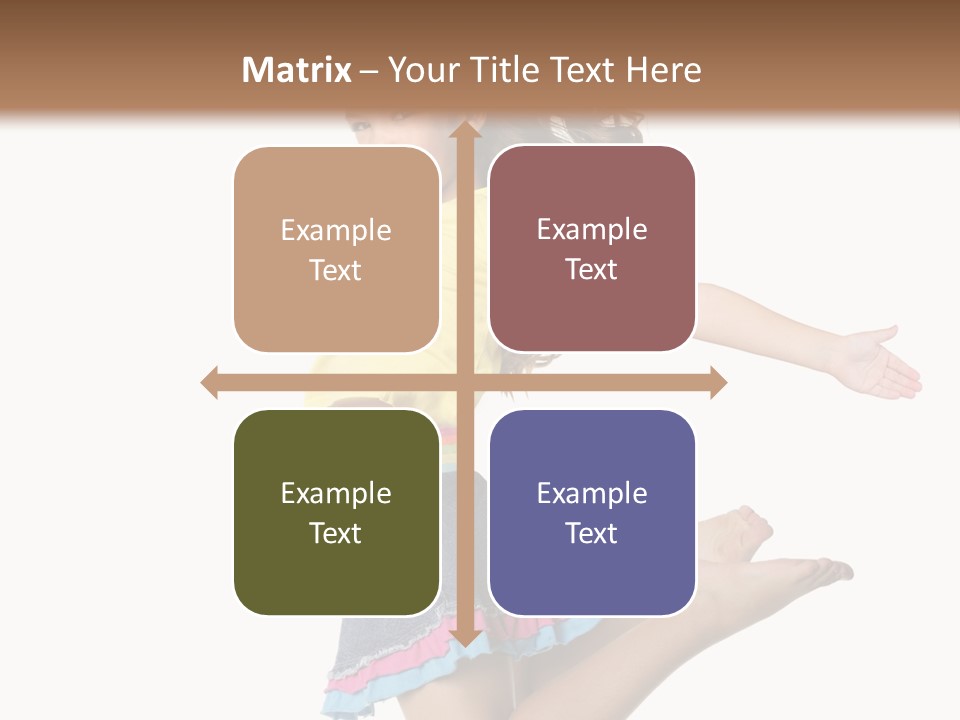 Enjoy Movement Flying PowerPoint Template
