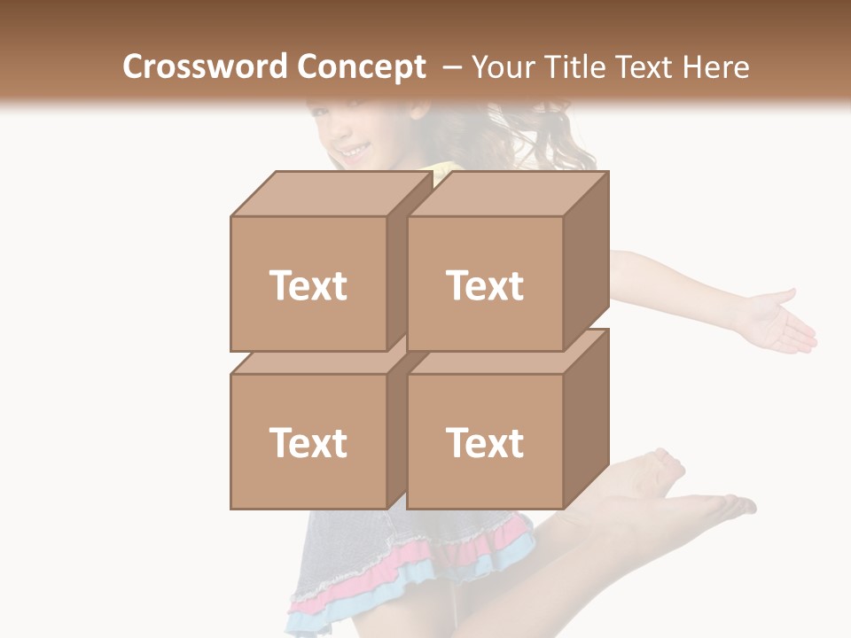 Enjoy Movement Flying PowerPoint Template