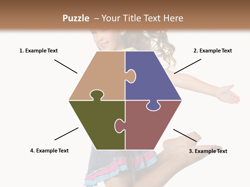 Enjoy Movement Flying PowerPoint Template