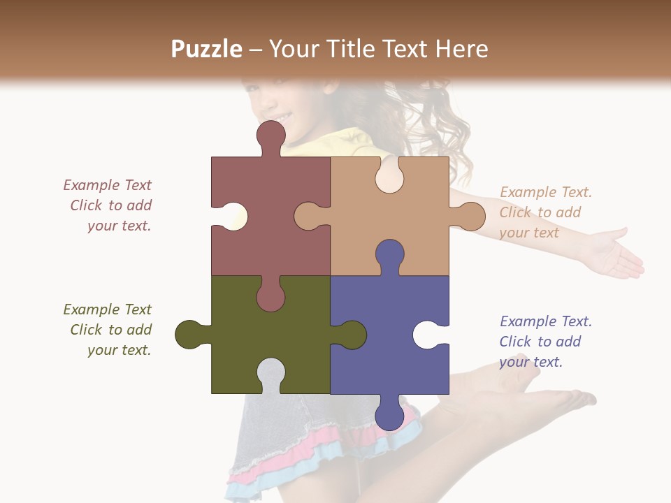 Enjoy Movement Flying PowerPoint Template