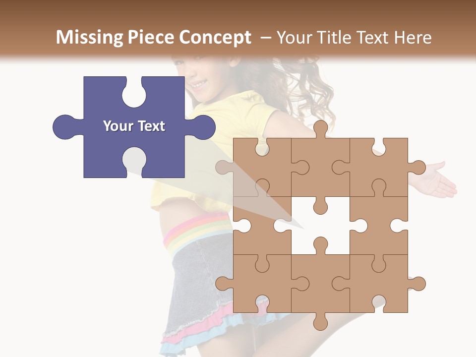 Enjoy Movement Flying PowerPoint Template