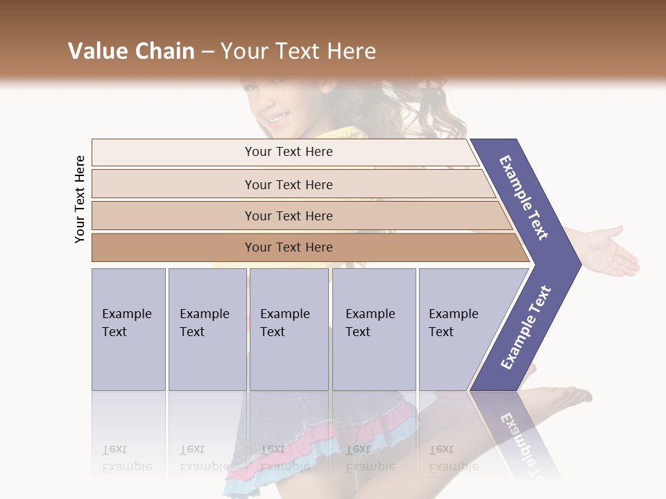 Enjoy Movement Flying PowerPoint Template