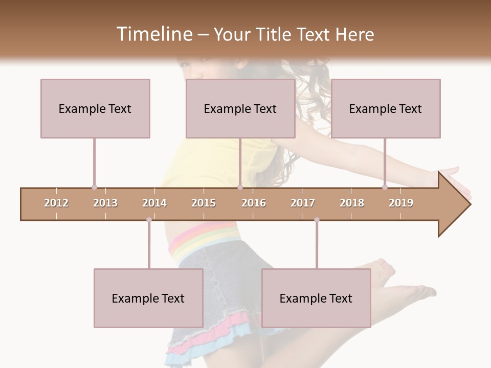 Enjoy Movement Flying PowerPoint Template