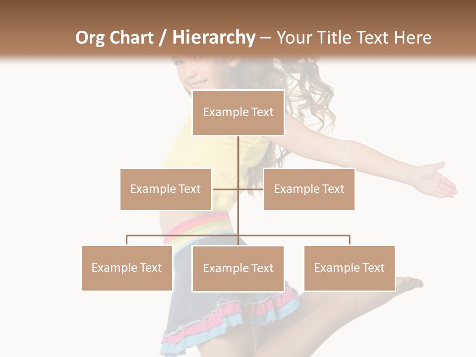 Enjoy Movement Flying PowerPoint Template