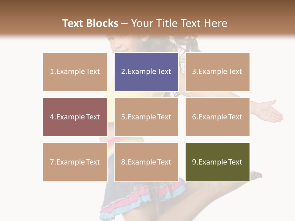 Enjoy Movement Flying PowerPoint Template
