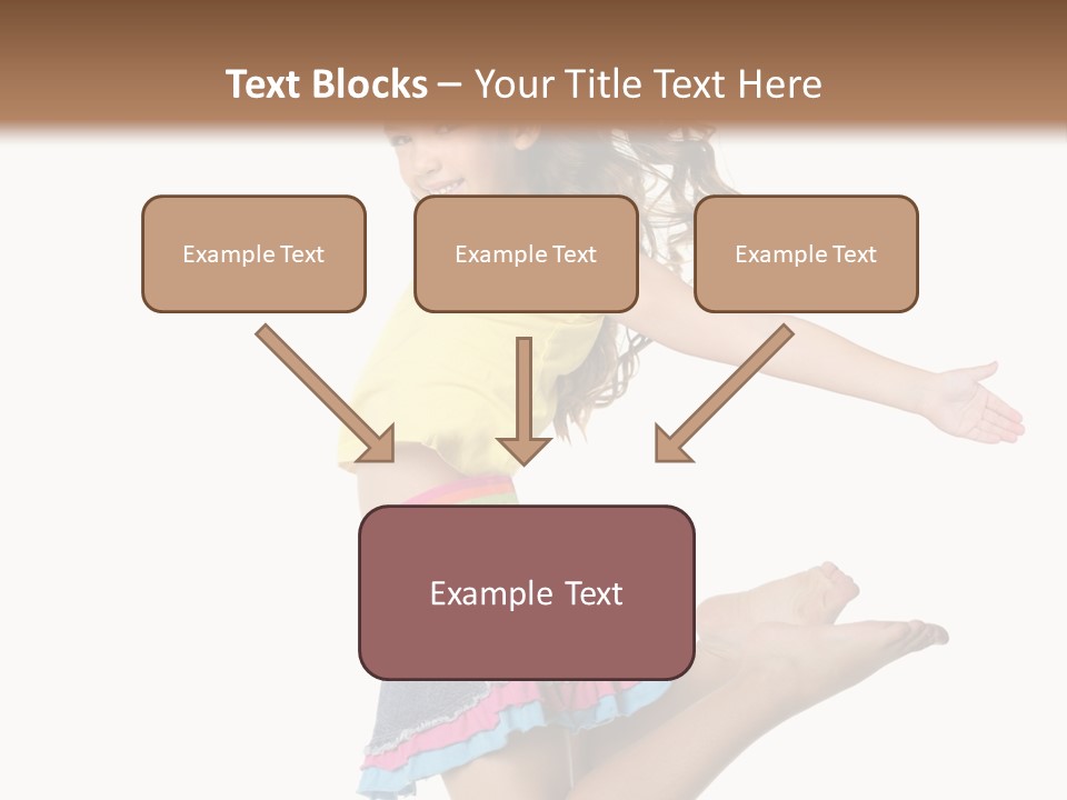 Enjoy Movement Flying PowerPoint Template