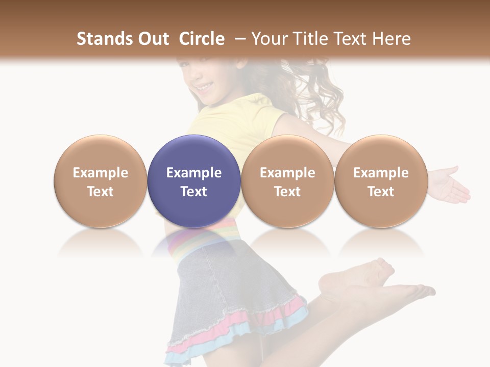 Enjoy Movement Flying PowerPoint Template