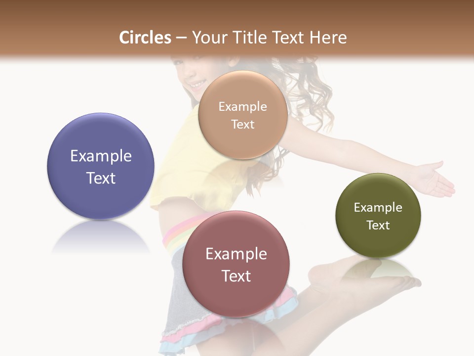 Enjoy Movement Flying PowerPoint Template