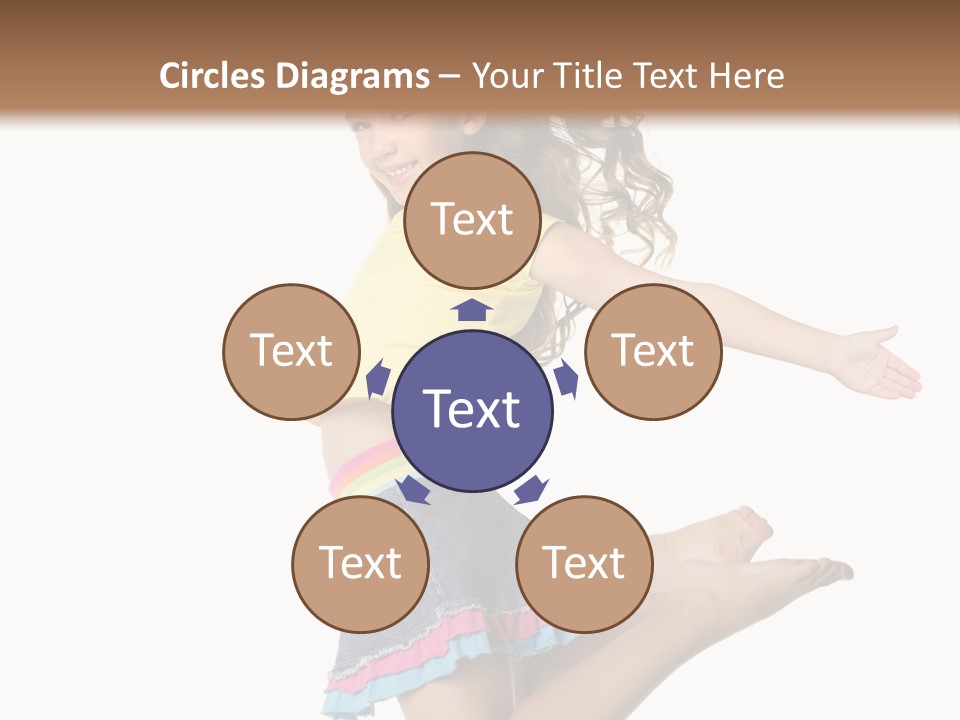 Enjoy Movement Flying PowerPoint Template