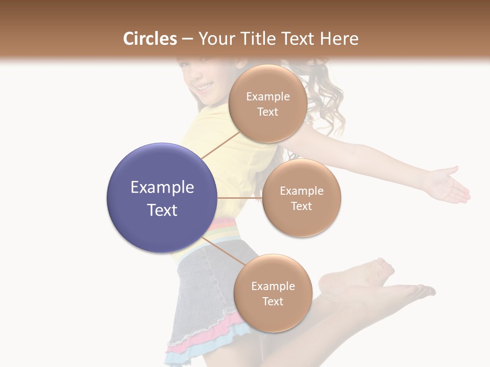 Enjoy Movement Flying PowerPoint Template