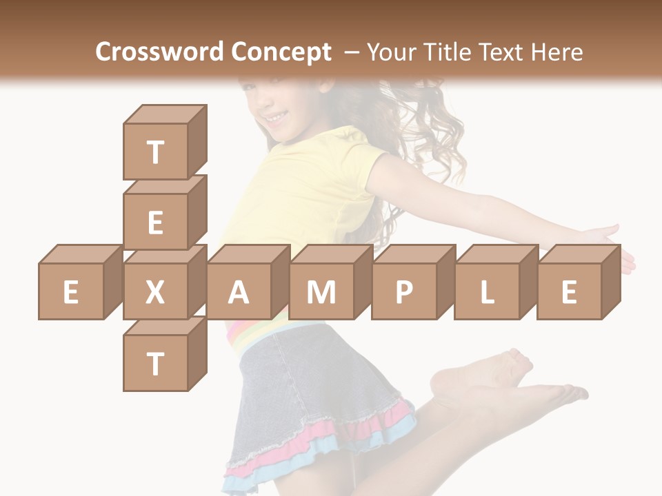 Enjoy Movement Flying PowerPoint Template