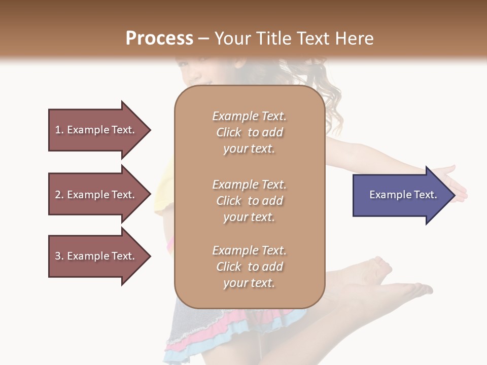 Enjoy Movement Flying PowerPoint Template