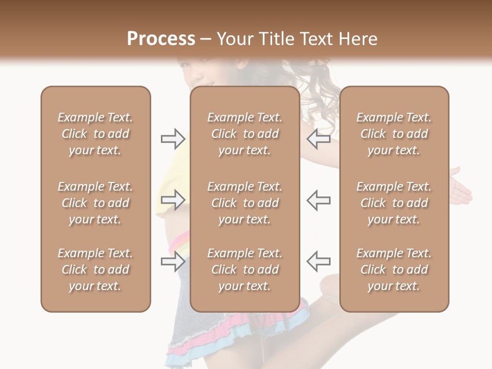 Enjoy Movement Flying PowerPoint Template