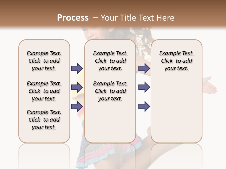 Enjoy Movement Flying PowerPoint Template