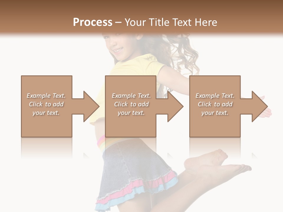 Enjoy Movement Flying PowerPoint Template