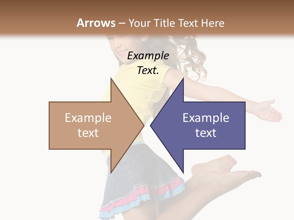 Enjoy Movement Flying PowerPoint Template