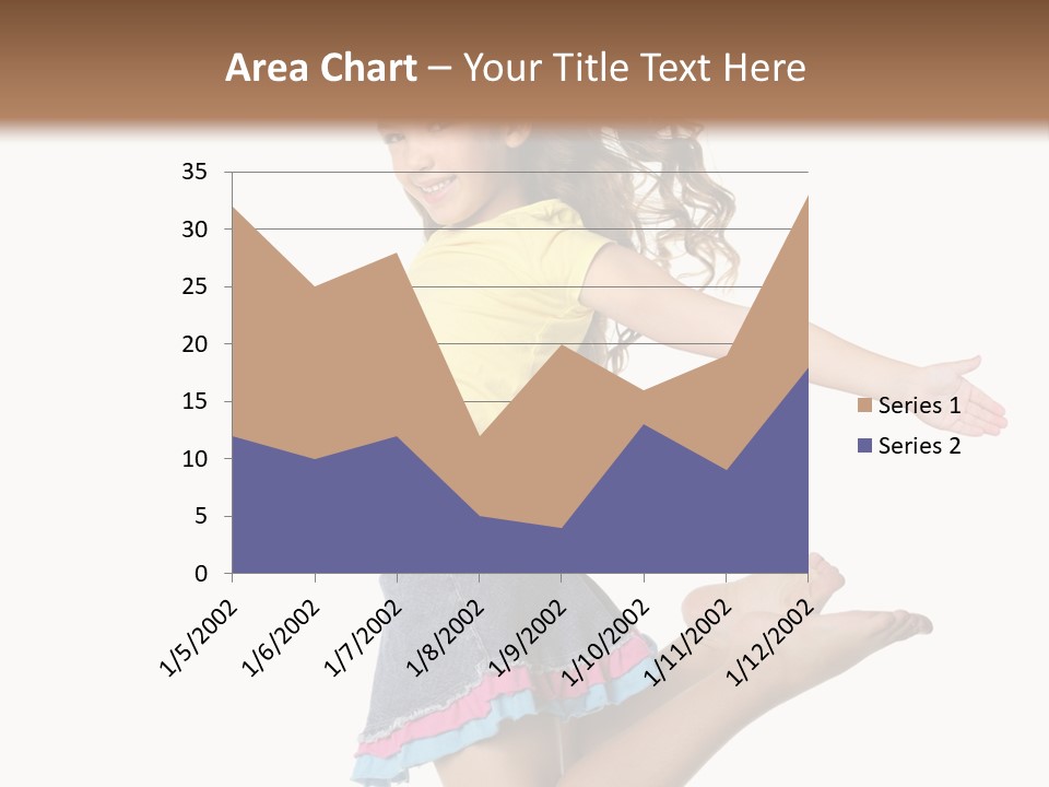 Enjoy Movement Flying PowerPoint Template