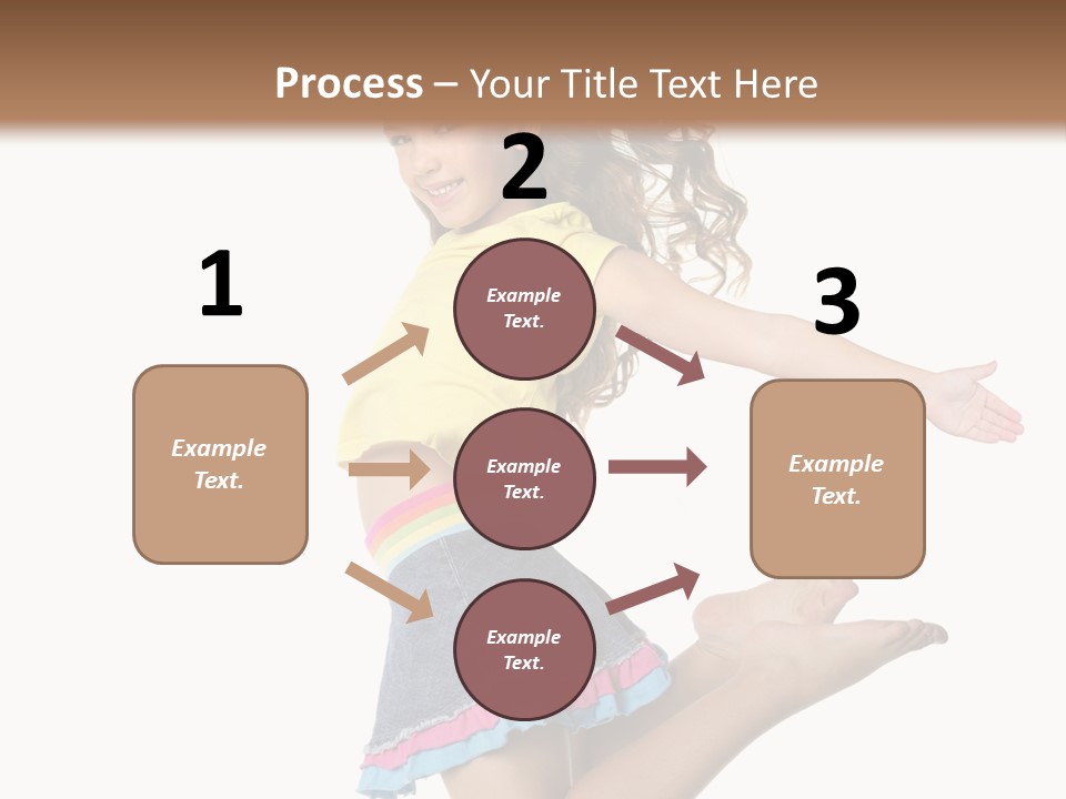 Enjoy Movement Flying PowerPoint Template